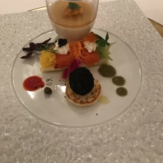 前菜、美しく、美味しかったです