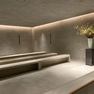 挙式会場の全体図。