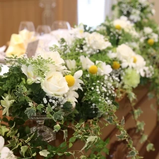 希望通りの装花でした。