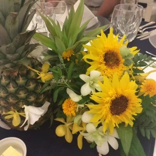 テーブル装花