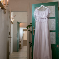 ブライズルームでお色直しのドレスを撮ってもらいました