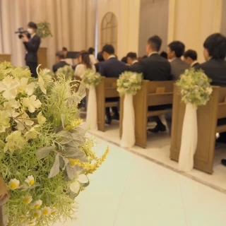 造花でも十分きれいでした