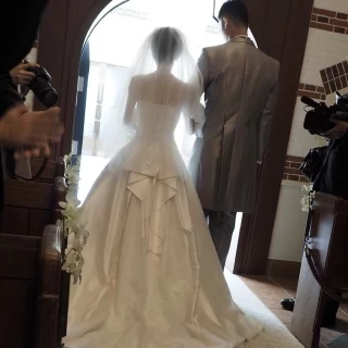 新郎新婦退場