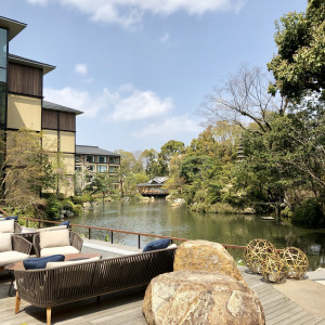 お庭とテラス席|562155さんのフォーシーズンズホテル京都（Four Seasons Hotel Kyoto）の写真(1033539)