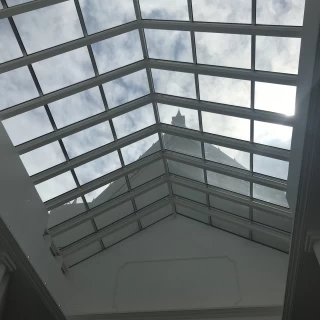 全天候型チャペルの天井