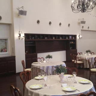 キュートな会場。