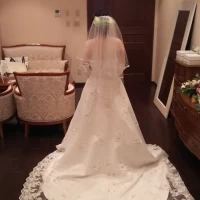 ウェディングドレス。