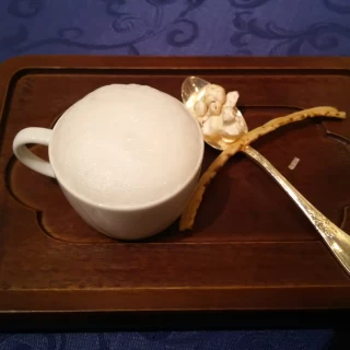 季節のポタージュ カプチーノ仕立て