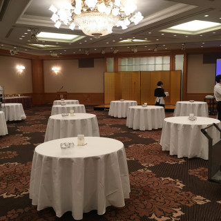 大きな披露宴会場