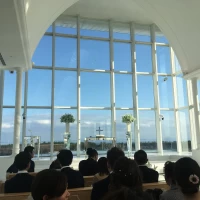 開放感のあるチャペルでした