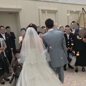 フラワーシャワー|562490さんのリーセントカルチャーホテル/FIVESTAR WEDDINGの写真(1033397)