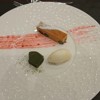 下見時でのデザートです。全て和テイストで美味しかったです。