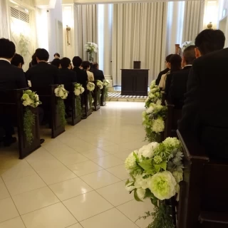 清潔感のあるチャペル