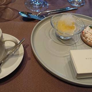デザートもオシャレでした。