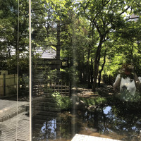 お庭には和装背景にもぴったりな日本庭園も