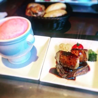 試食の料理です。