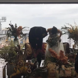 奥には海が見える