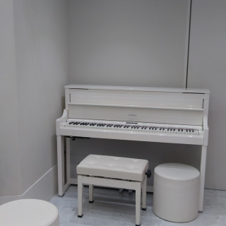 ピアノも全て白で統一されていました
