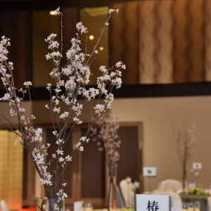 春らしく桜いっぱいの会場に|562834さんのホテル ナゴヤキャッスルの写真(1037016)