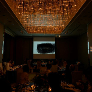 ムービーの上映中|563071さんのパレスホテル東京(PALACE HOTEL TOKYO)の写真(1039777)