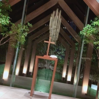 ナチュラルなチャペルです。