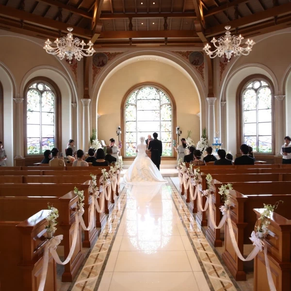 ディズニーで式を挙げられる幸せ 最高です 天気関係なく いつでも素敵な式が挙げられます 挙式 口コミ 評判 東京ディズニー シー ホテルミラコスタ R ウエディングパーク