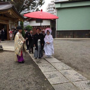 傘も素敵です。|563122さんの居木神社の写真(1141325)