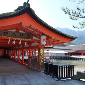 挙式会場となる神社入り口|563124さんの錦水館の写真(1146285)