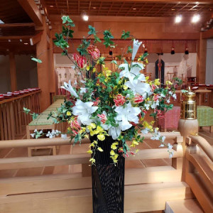 神殿装花|563145さんのホテルモントレ仙台の写真(1570608)