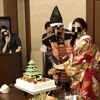 お城のケーキ