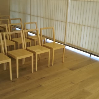 壁の一部は障子のチャペルです