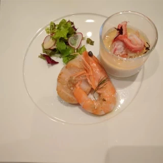 エビがおいしいです