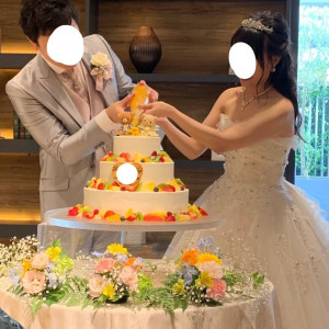 ケーキドリップ|563444さんのPARK WESTON HOTEL&WEDDING（パークウエストン ホテル&ウエディング）の写真(1046096)