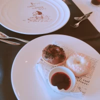 見学の際に試食したデザート