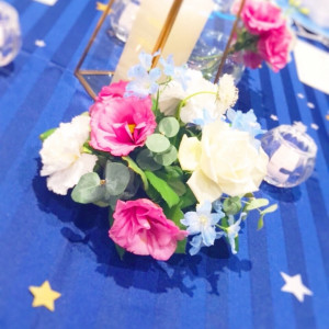 ゲストテーブル装花|563541さんのホテルオークラJRハウステンボスの写真(1045508)