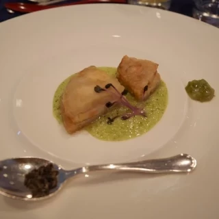 レンコン料理で食感がサクサクで美味しかったです。