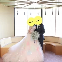 披露宴会場へ移動する間に撮影しました