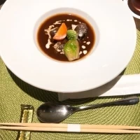 試食のビーフシチュー