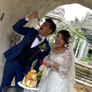 サプライズでプレゼントしてくれたケーキです！可愛い…！