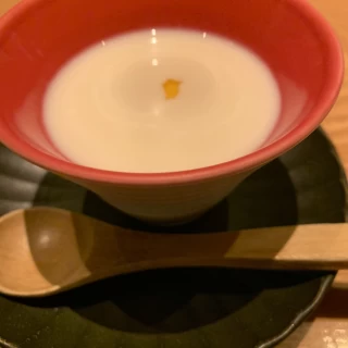 デザートの杏仁豆腐