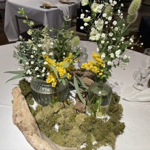 ゲストテーブル装花|563917さんのDESTINO BROOKLYN NEW YORK（ディスティーノ ブルックリン ニューヨーク）の写真(1049362)