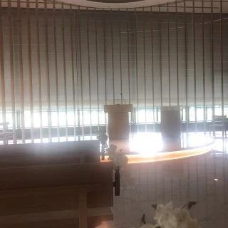 カーテンが上がる演出