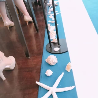 海をイメージした装飾もとってもかわいいです