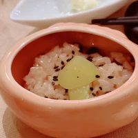 お赤飯、栗が甘くて美味しかったです