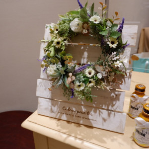 受付|564466さんの小さな結婚式 神戸モザイク店の写真(1124739)