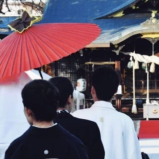 神社へ参進