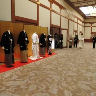 披露宴会場前のフロア
