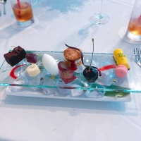 シェフのオリジナルデザートはどれも美味しかったです