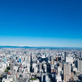 会場からの景色