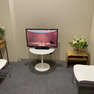 挙式の様子を別室から見れます。